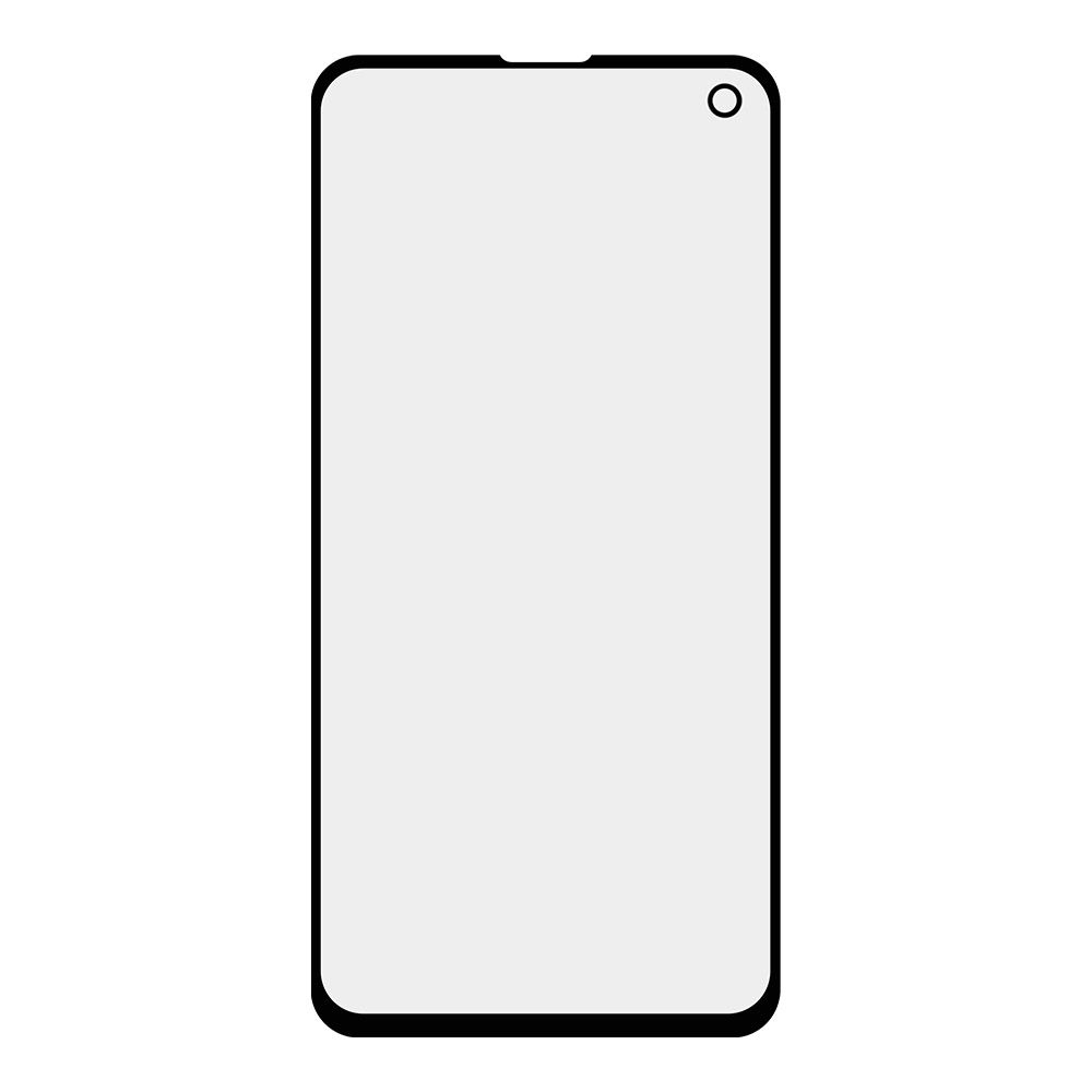 Стекло + OCA плёнка для переклейки Samsung G970F Galaxy S10e (черный)