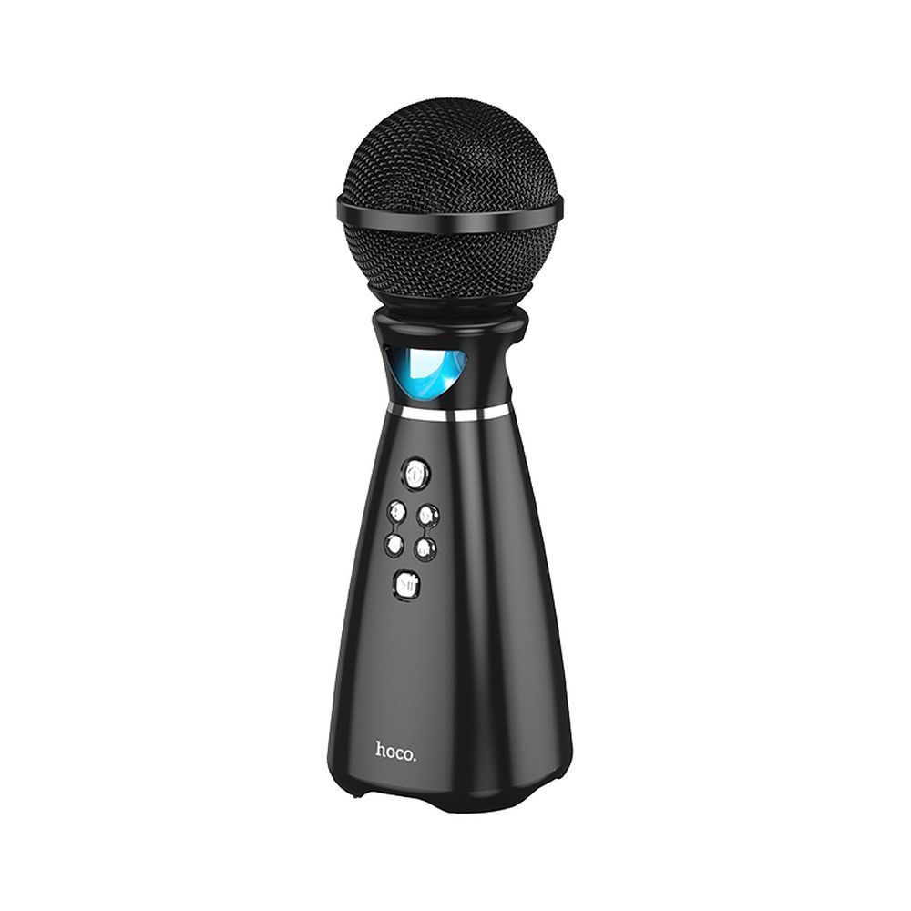 Караоке-микрофон HOCO BK6 Hi-song BT5.0, 5W, AUX/microSD, LED (черный)