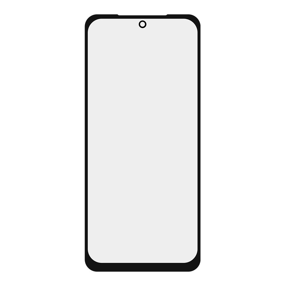 Стекло + OCA пленка для переклейки Xiaomi Redmi Note 10 / Note 10s / Poco M5s (черный)