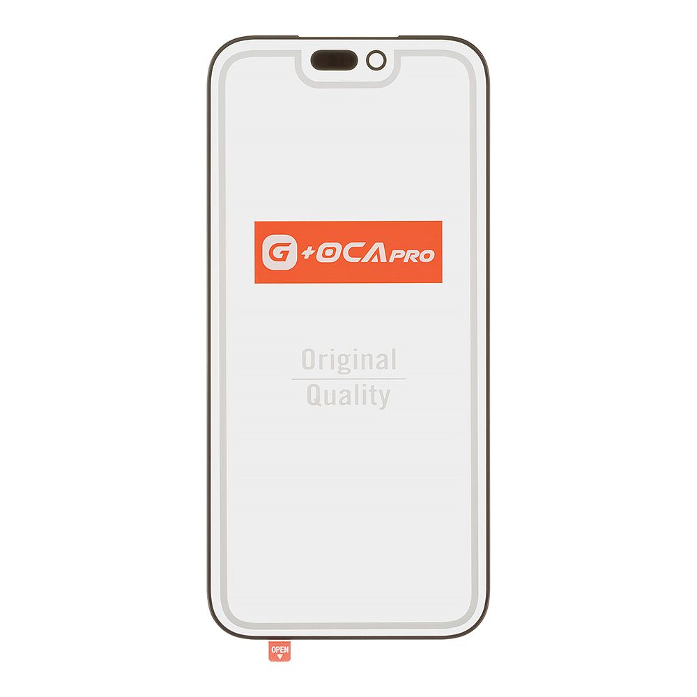 G+OCA PRO стекло для IPhone 17 Pro MAX олеофобное покрытие (черный)
