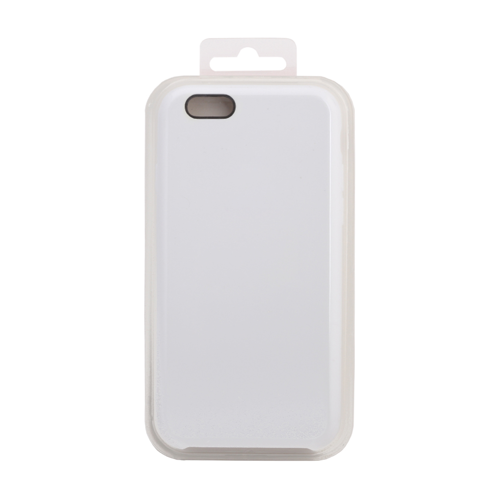 Силиконовый чехол для iPhone 6/6S "Silicone Case" (белый, блистер) 9