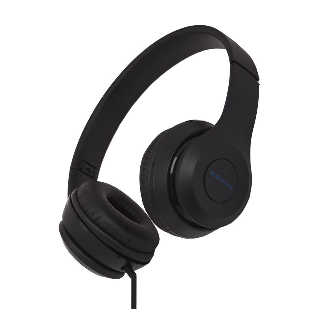 Гарнитура BOROFONE BO5 Star sound 3.5мм, накладная, 1.2м (черный) мятая упаковка (0L-00044372)