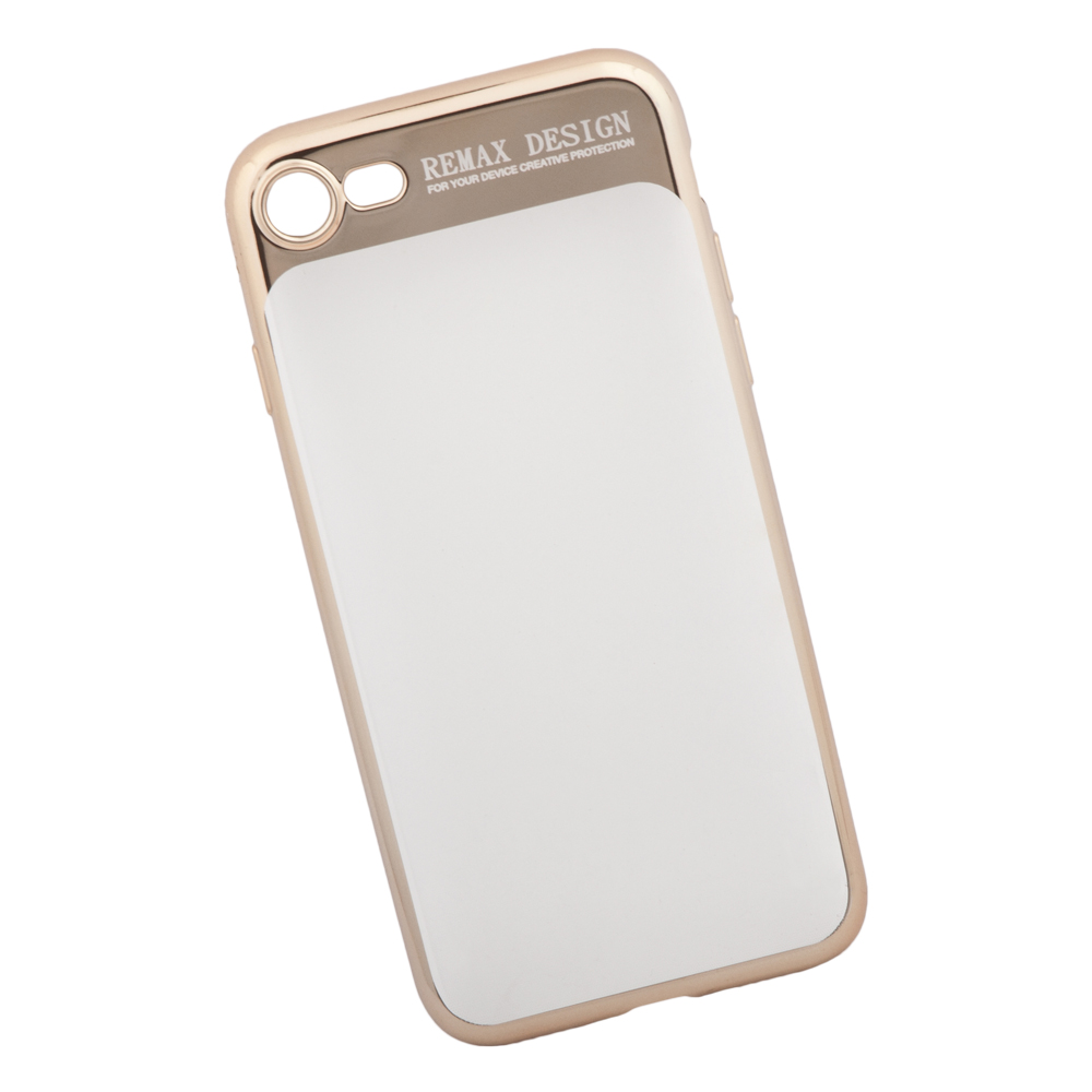 Чехол REMAX Modi для iPhone SE 2/8/7 TPU (золотой)