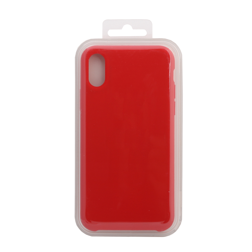 Силиконовый чехол для iPhone X/Xs "Silicone Case" (красный) 14