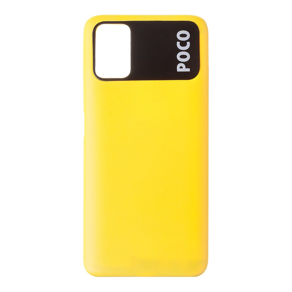 Задняя крышка для Xiaomi POCO M3 (желтый)