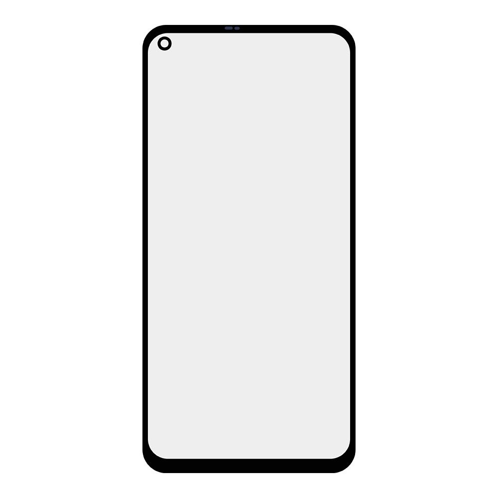 Стекло + OCA пленка для переклейки Xiaomi Redmi Note 9T (черный)