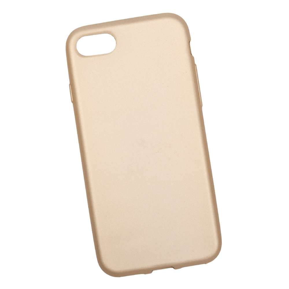 Силиконовый чехол "LP" для iPhone SE 2/8/7 TPU (золотой непрозрачный) европакет