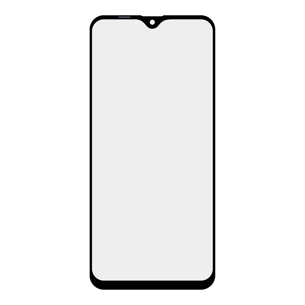 Стекло + OCA плёнка для переклейки Samsung M205F Galaxy M20 2019 (черный)