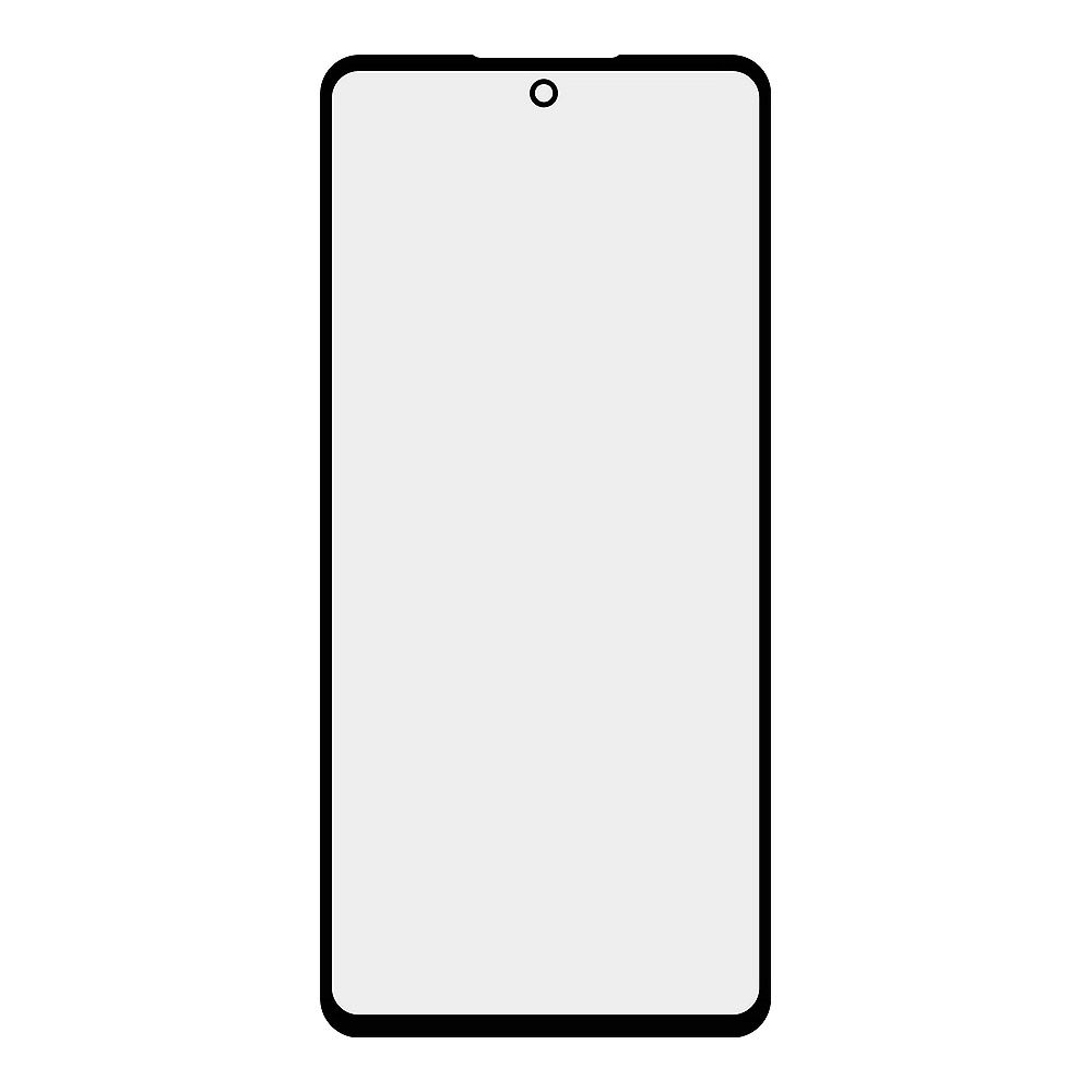 Стекло + OCA плёнка для переклейки Samsung SM-A725F Galaxy A72 (черный)