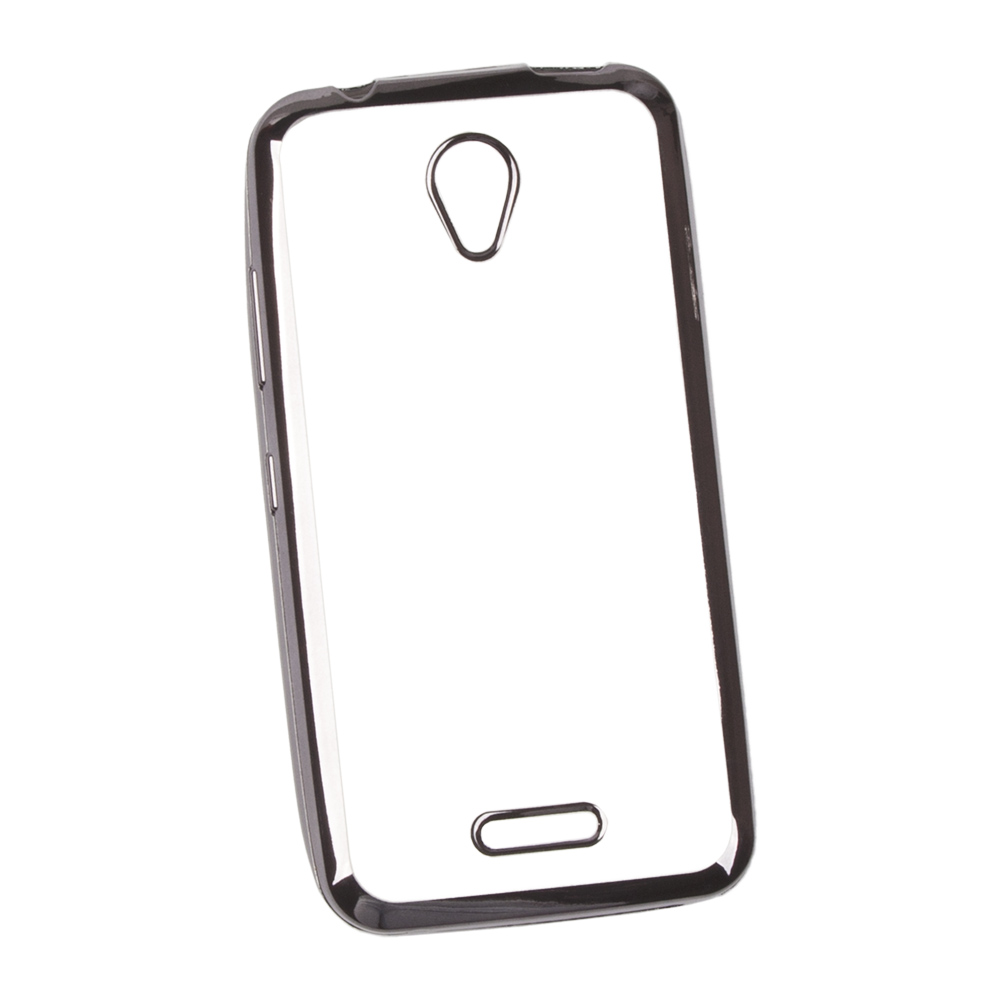 Силиконовый чехол "LP" для Lenovo B TPU (прозрачный с черной хром рамкой)