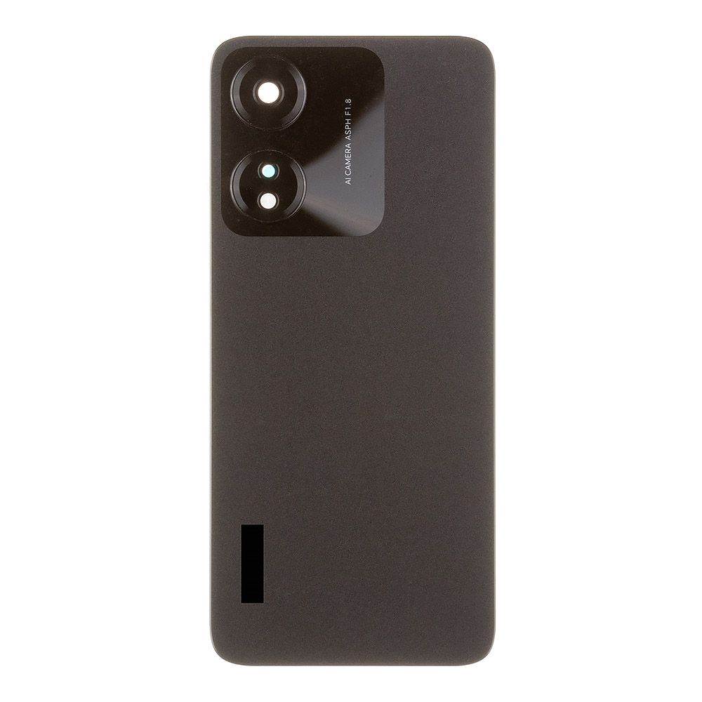 Задняя крышка для Huawei Honor X5 Plus (WOD-LX1) со стеклом камеры (черный)