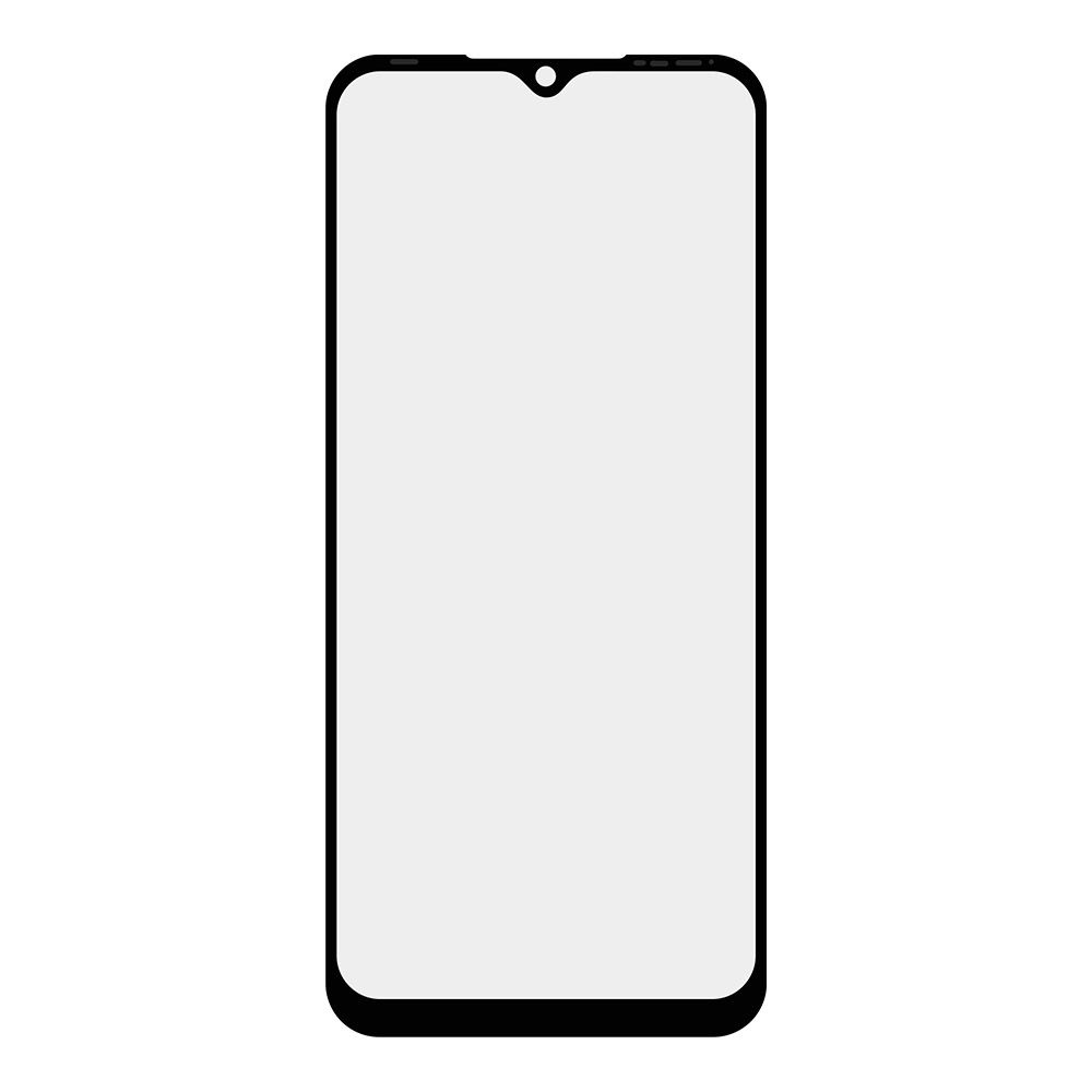Стекло + OCA пленка для переклейки Tecno Spark 8p (черный)