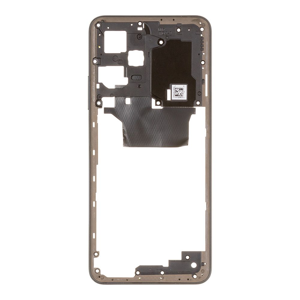 Средняя часть для Xiaomi Note 12 5G/Poco X5 5G (22111317PG/22111317I) (черный), ориг