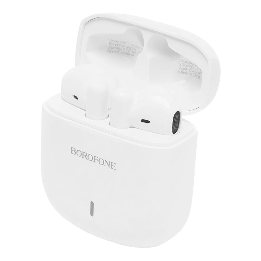 TWS гарнитура BOROFONE BW07 Wide Sound BT 5.1, вкладыши (белый)