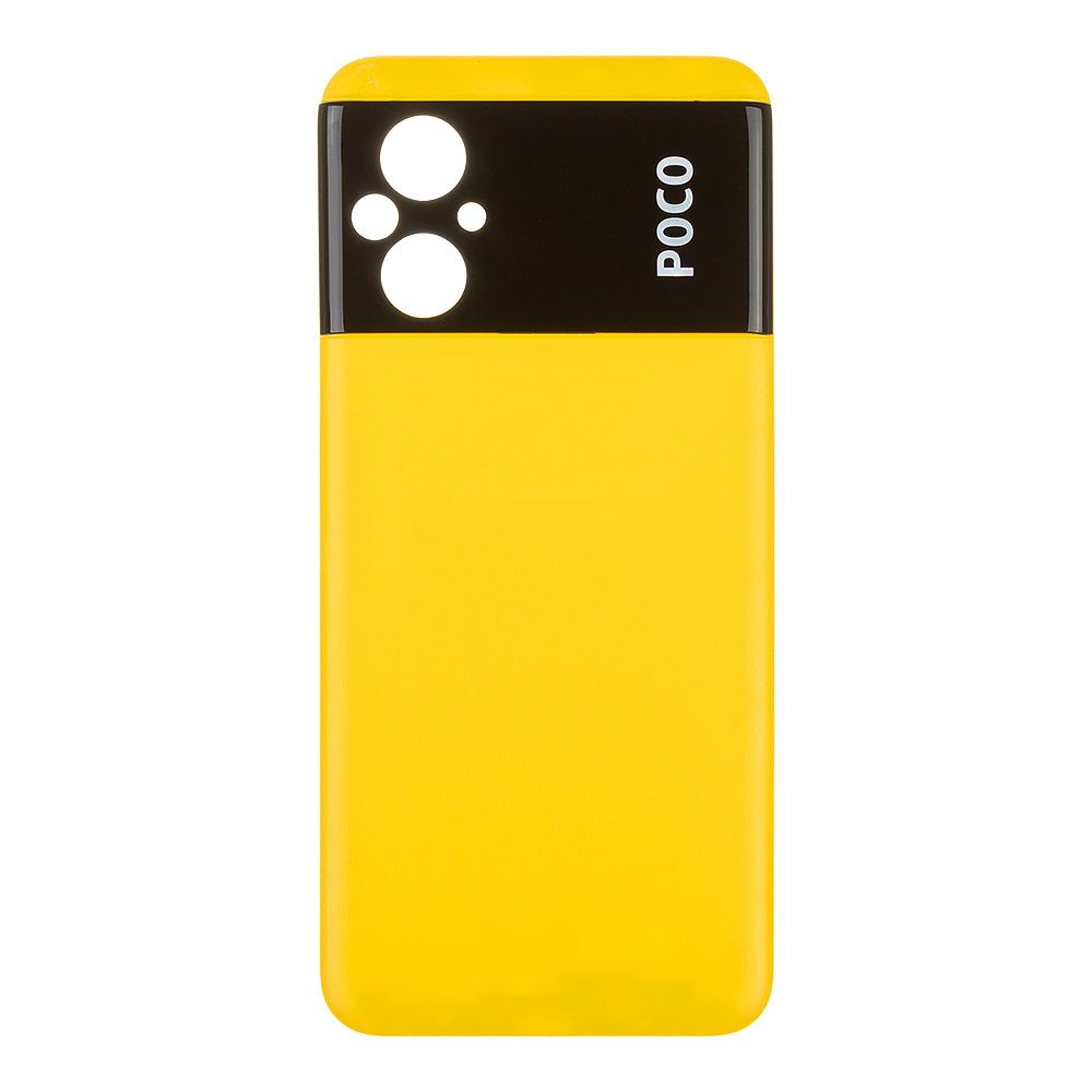 Задняя крышка для Xiaomi Poco M5 (22071219CG) (желтый)