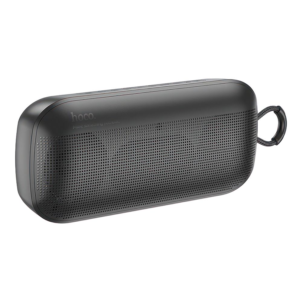 Bluetooth колонка HOCO HC21 Shadow BT5.2, 2x5W, AUX/TWS/FM/microSD/USB, IPX5 (черный)