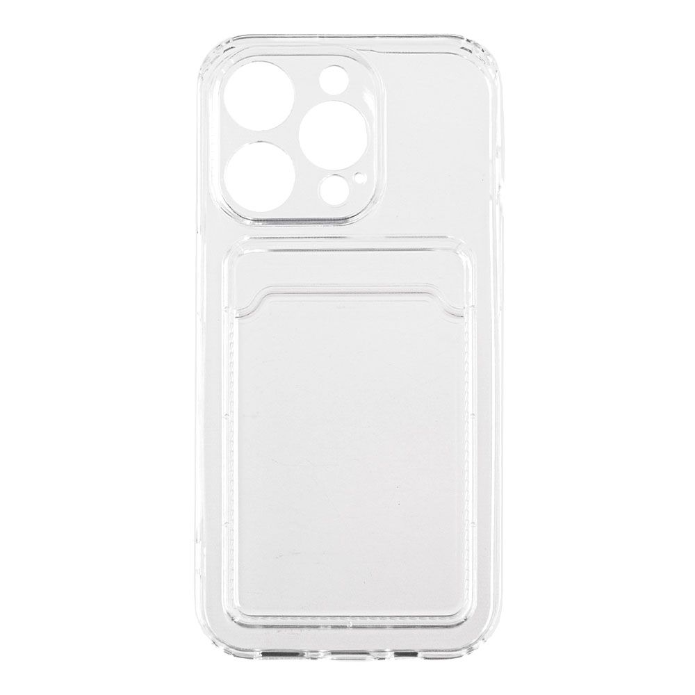 Силиконовый чехол для iPhone 14 Pro карман для карт