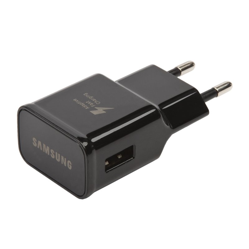 СЗУ Samsung Travel Adapter S8 + кабель USB Type-C (черное/коробка)