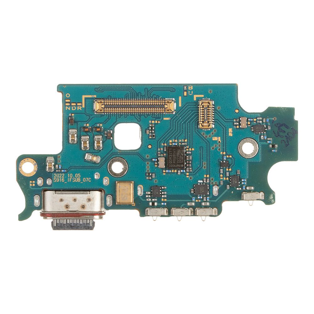Шлейф/FLC Samsung Galaxy S23+ SM-S916 на системный разъём/микрофон