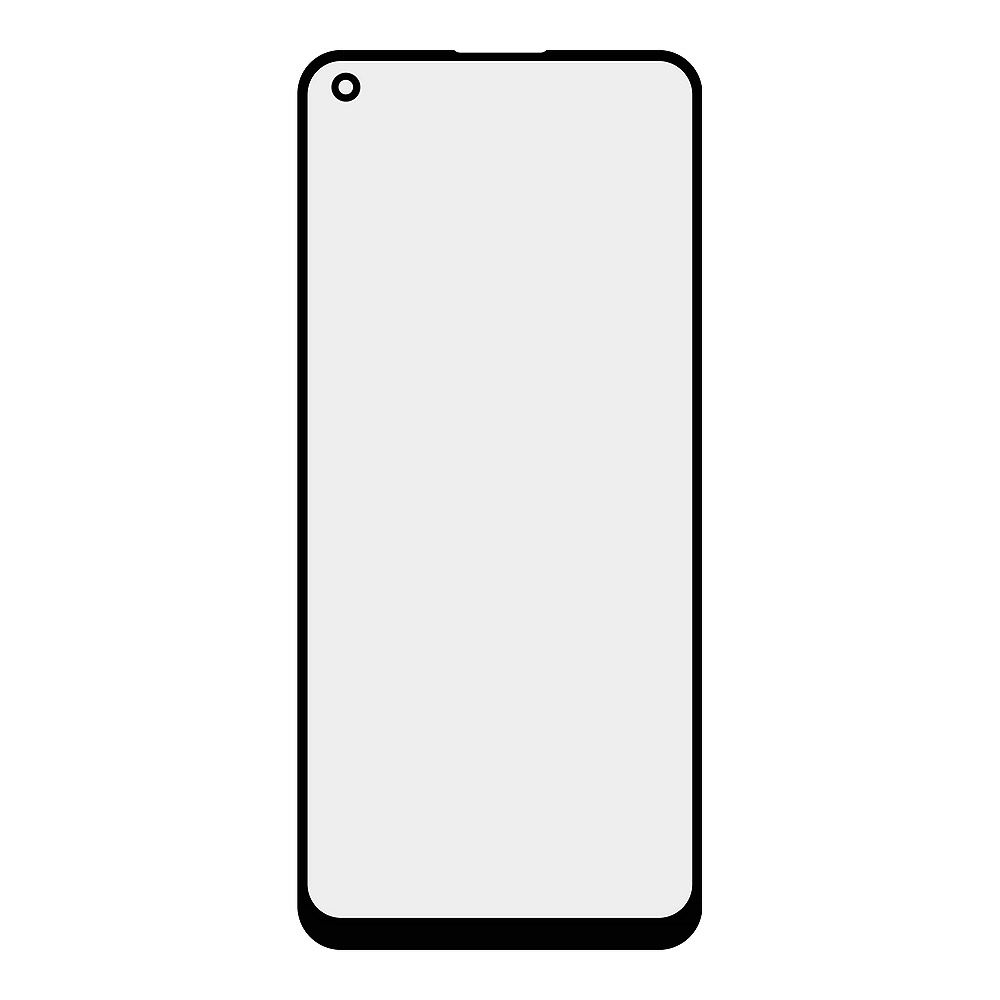 Стекло + OCA плёнка для переклейки Oppo Reno 5 lite (черный)