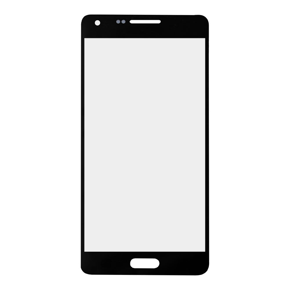 Стекло + OCA плёнка для переклейки Samsung A500F Galaxy A5 (черный)