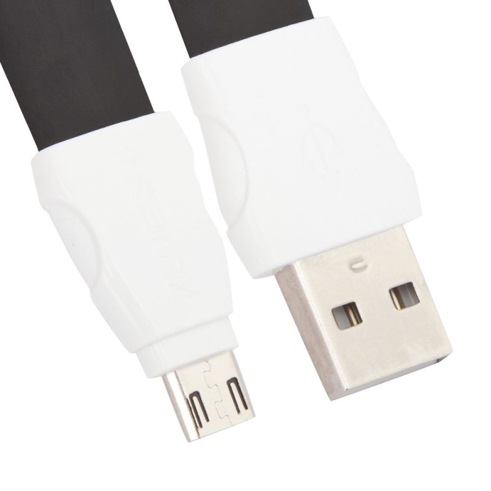 USB кабель REMAX RC-011m Full Speed 2 MicroUSB, 1м, TPE (черный)