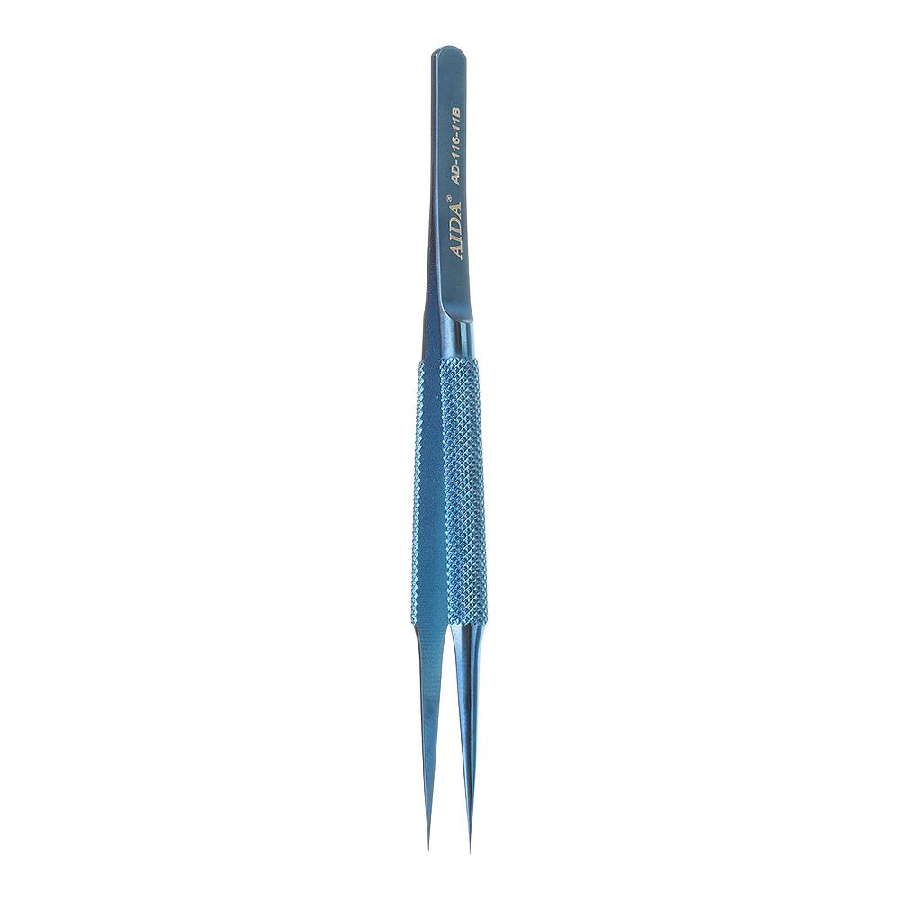 Пинцет титановый AIDA AD-116-11B (прямой, тонкий)