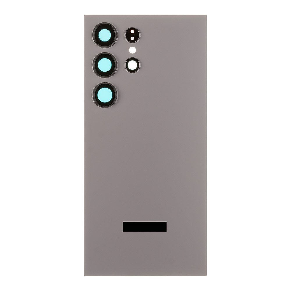 Задняя крышка для Samsung Galaxy S24 Ultra SM-S928 (серый), премиум
