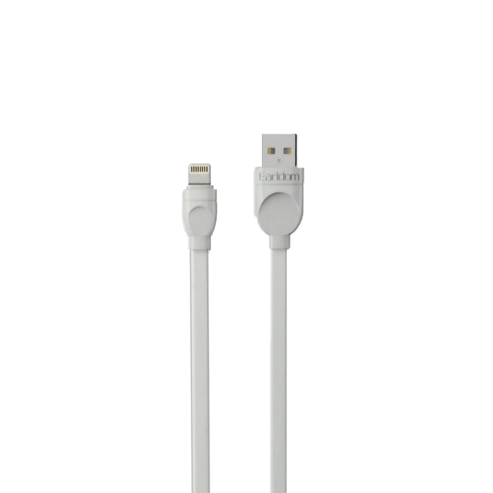USB кабель Earldom EC-108I Lightning 8-pin, 2.4А, 1м, TPE (белый)