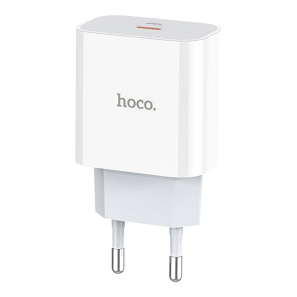 СЗУ HOCO C76A Plus Speed source 1xUSB-C, 3А, PD20W, QC3.0 (белый)