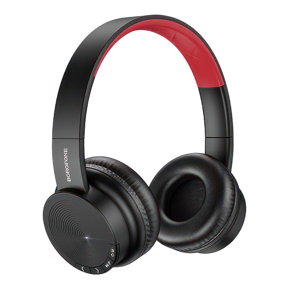 Bluetooth гарнитура BOROFONE BO11 Maily BT 5.0, 3.5мм, накладная, громкость +/- (черный)