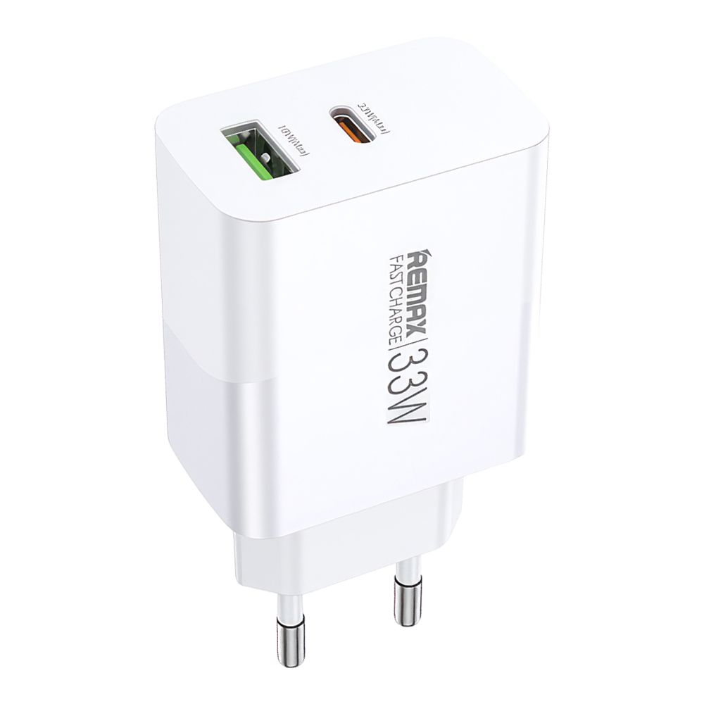 СЗУ REMAX RP-U122 Kiddy series 33W A+C Fast charger (белый)