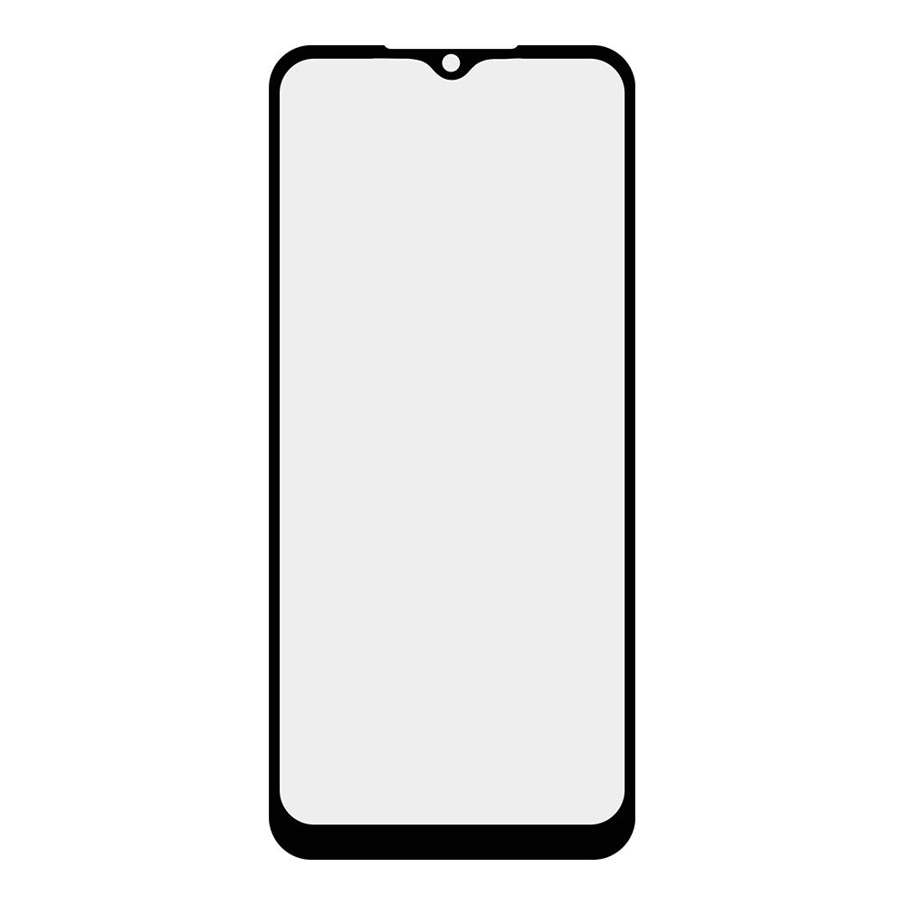 Стекло + OCA пленка для переклейки Tecno Spark 10 / 10c (черный)