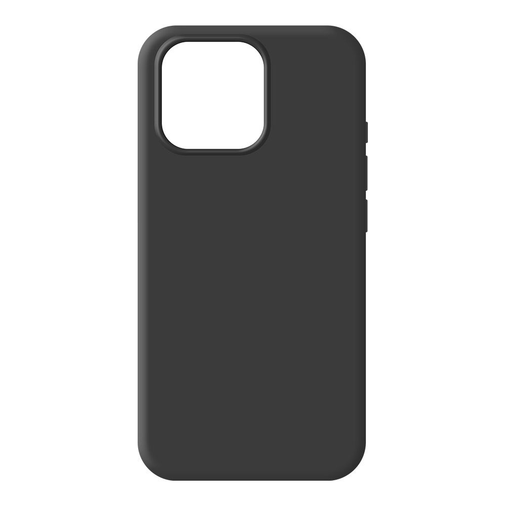 Силиконовый чехол для iPhone 16 Pro Max "Silicone Case" Black Titanium (черный)