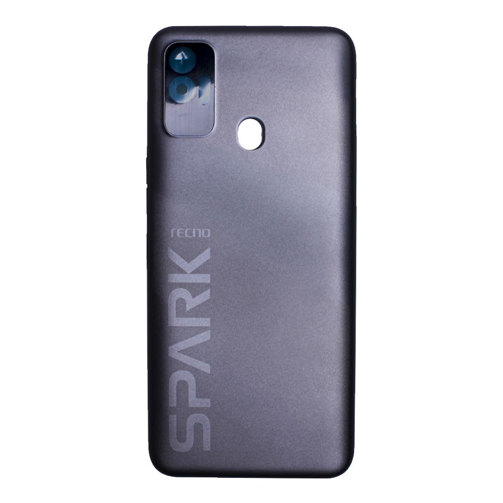Задняя крышка для Tecno Spark 7 (KF6N) (черный)