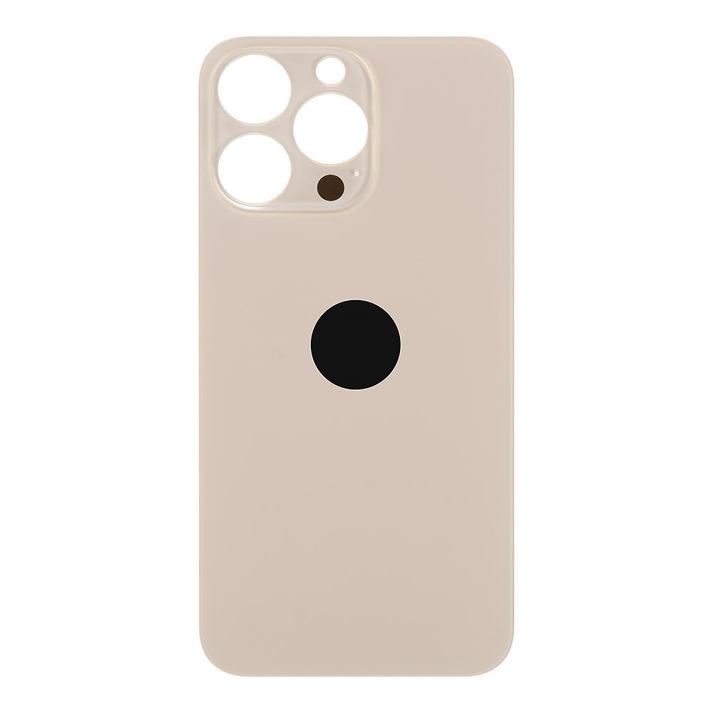 Задняя крышка для iPhone 13 Pro (золотой) с логотипом, монолит