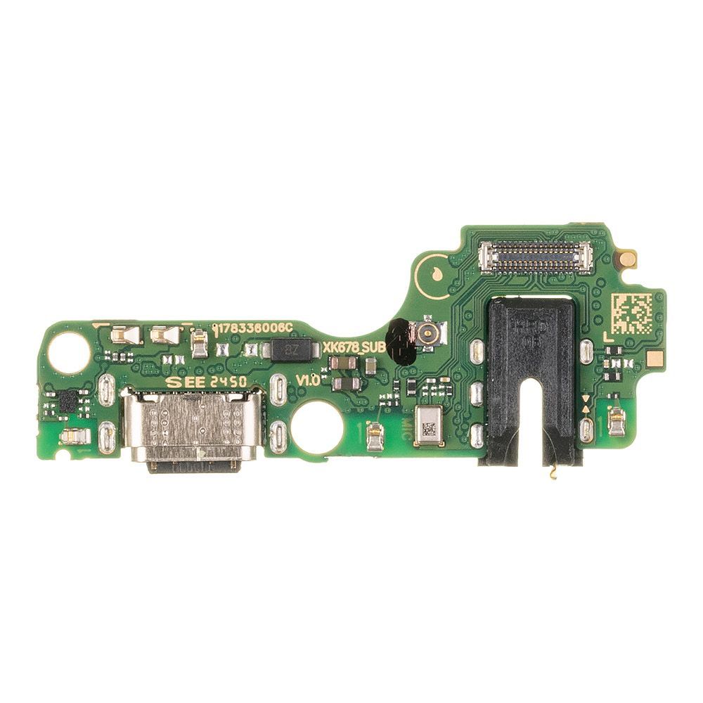 Шлейф/FLC Tecno SPARK 30c 4G (KL5) на системный разъём/микрофон, ориг