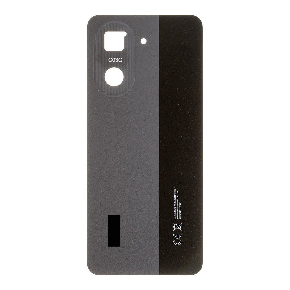 Задняя крышка для Xiaomi Poco C71 (25028PC03G) (черный)
