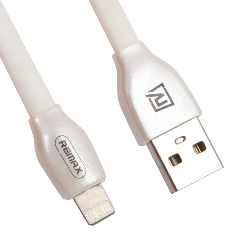 USB кабель "РЕМАКС" RC-035mi Laser Lightning 8-pin, 1м, TPE (белый)