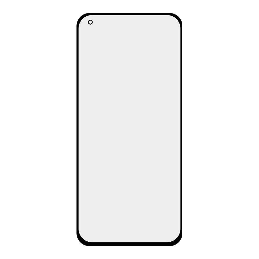 Стекло + OCA пленка для переклейки Xiaomi Mi 11 (черный)