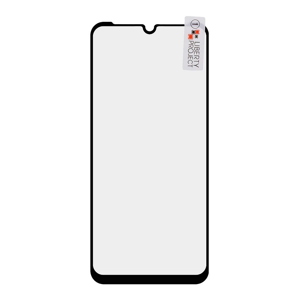 Защитное стекло "LP" для ZTE Blade A5 2020 Thin Frame Full Glue Glass с рамкой 9H (черное)