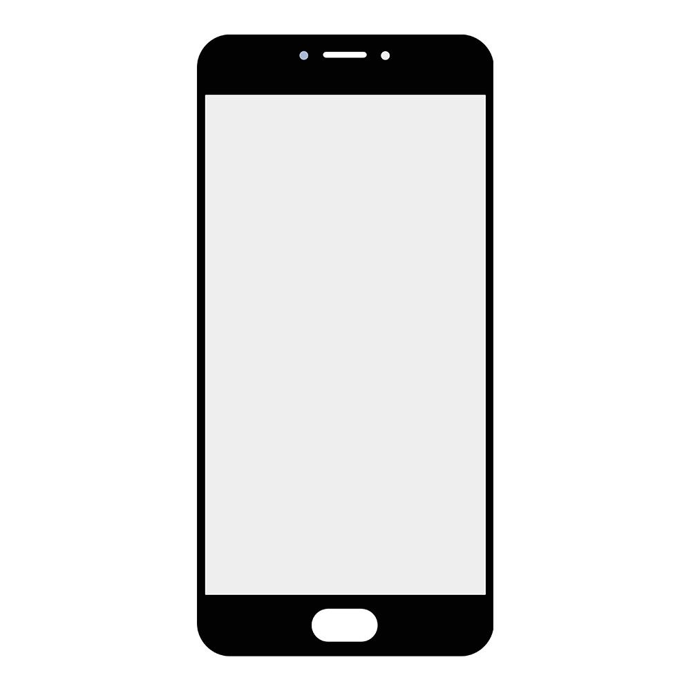 Стекло для переклейки Meizu MX6 (черный)