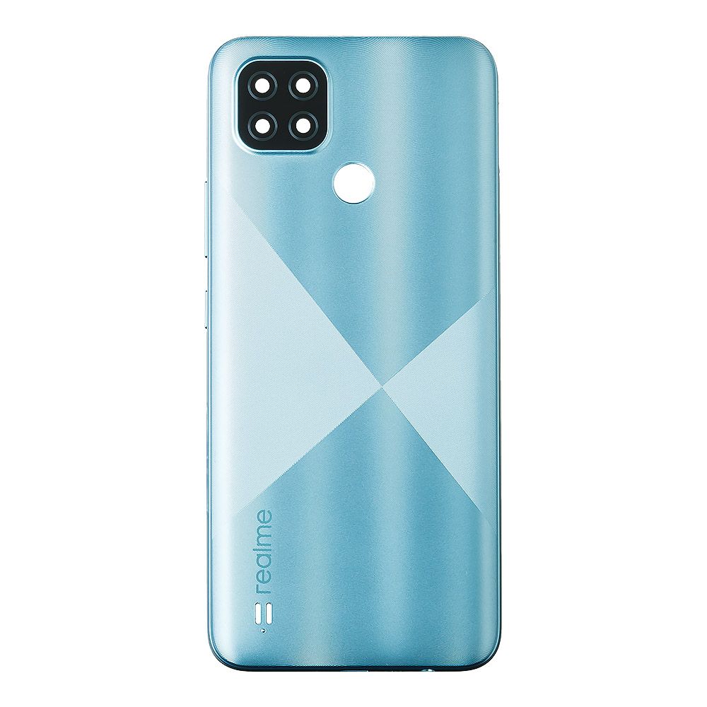 Задняя крышка для Realme C21 (голубой)
