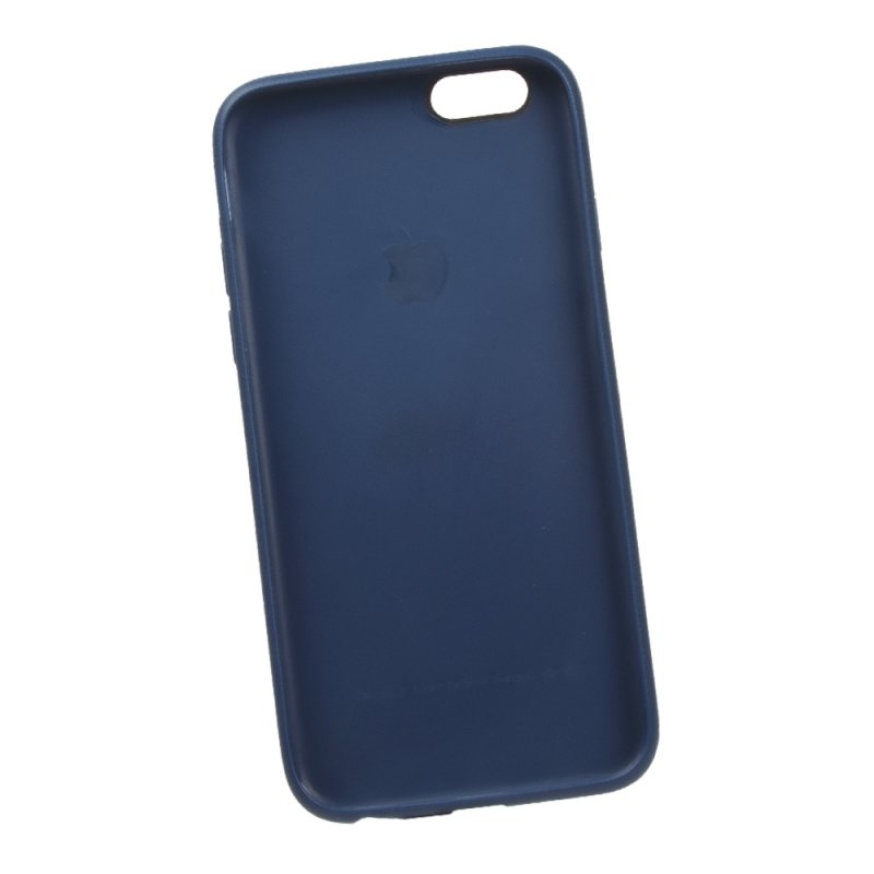 Защитная крышка для iPhone 6/6s Leather TPU Case (синяя  коробка)