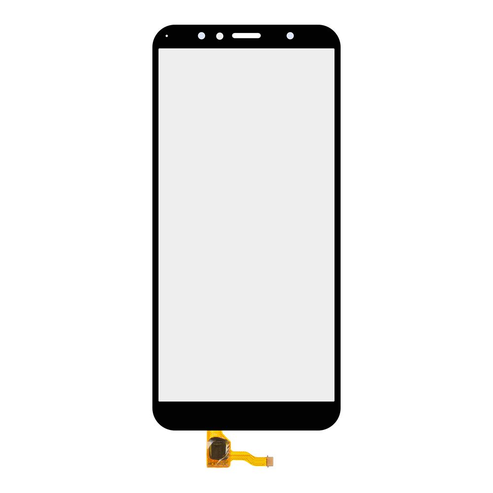 Стекло + тачскрин + OCA плёнка для переклейки Huawei Honor 7A Pro/Honor 7C (5,45") (черный)