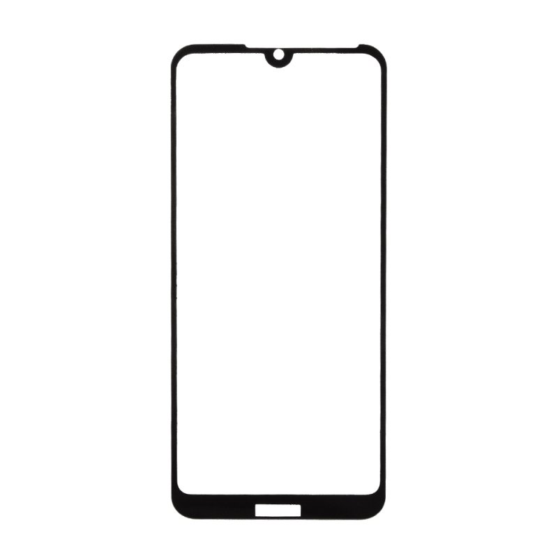 Защитное стекло "LP" для Huawei Honor 8A Thin Frame Full Glue с рамкой 0,33 мм 2,5D 9H (черное)