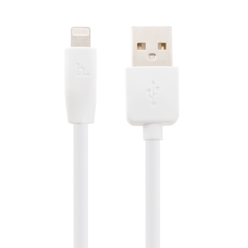 USB кабель HOCO X1 Rapid Lightning 8-pin, 2А, 3м, PVC (белый)