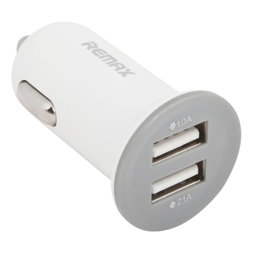 АЗУ REMAX RCC201 mini 2xUSB, 2.1А (белый)