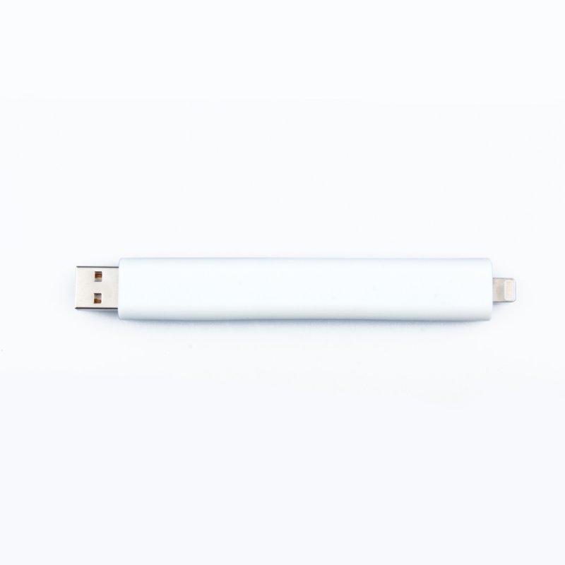 Адаптер Lightning 8-pin на USB, 0.1м (белый/коробка)