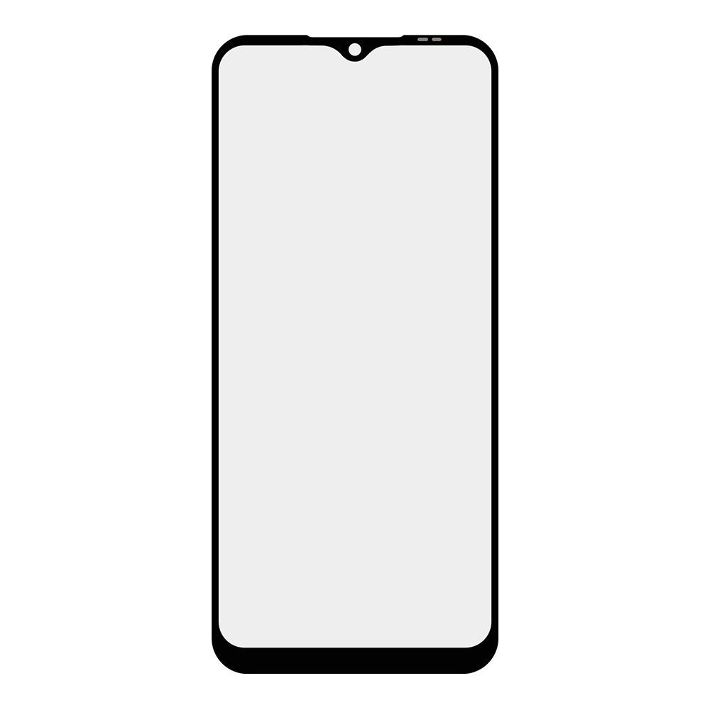 Стекло + OCA плёнка для переклейки Huawei Nova Y61 (черный)